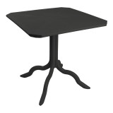 Komplet ngrënie Icon-Halcyon pakoworld set 3 copë PP gri e errët 80x80x74,5cm