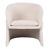 Fotel Julianna pakoworld beix boucle 68x65x74cm