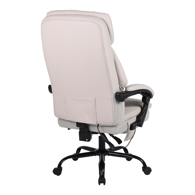 Karrige zyre drejtori Sedici pakoworld me mekanizëm masazhi - pu bezhë 72x63x115-123cm