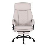 Karrige zyre drejtori Sedici pakoworld me mekanizëm masazhi - pu bezhë 72x63x115-123cm