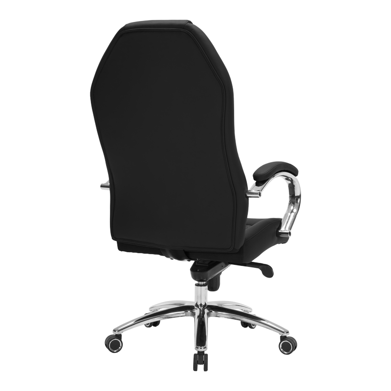 Karrige zyre menaxheri Ionia pakoworld PU e zezë 67x49.5x123cm