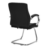 Karrige vizitori Thiodore pakoworld PU e zezë 67x49.5x100cm