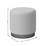 Stol Dash pakoworld boucle krem-i artë D35x35cm