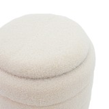 Stol-arkë Dazzle pakoworld boucle krem-e artë D36x44cm