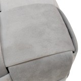 Otoman Jisko pakoworld kadife gri 38x38x40cm