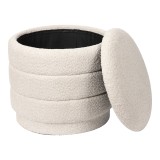 Stol-arkë Bettia pakoworld pëlhurë teddy fildish D41x38.5cm