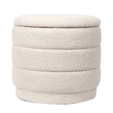 Stol-arkë Bettia pakoworld pëlhurë teddy fildish D41x38.5cm