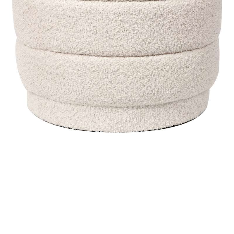 Stol-arkë Bettia pakoworld pëlhurë teddy fildish D41x38.5cm