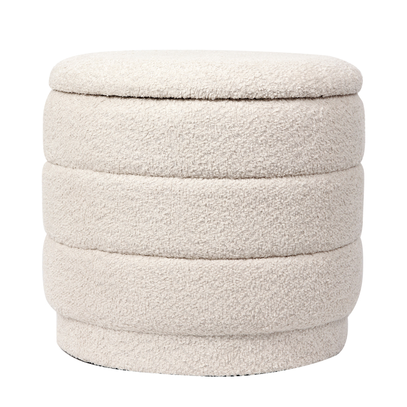 Stol-arkë Bettia pakoworld pëlhurë teddy fildish D41x38.5cm