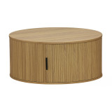 Tavolinë kafeje Scandi pakoworld MDF në nuancë natyrale D80x35.5cm