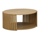 Tavolinë kafeje Heavenly pakoworld MDF natyrale D83x38cm