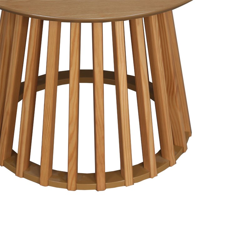 Tavolinë kafeje Domonic pakoworld natyrale D60x45cm