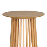 Tavolinë bari Domonic pakoworld MDF natyrale D60x105cm