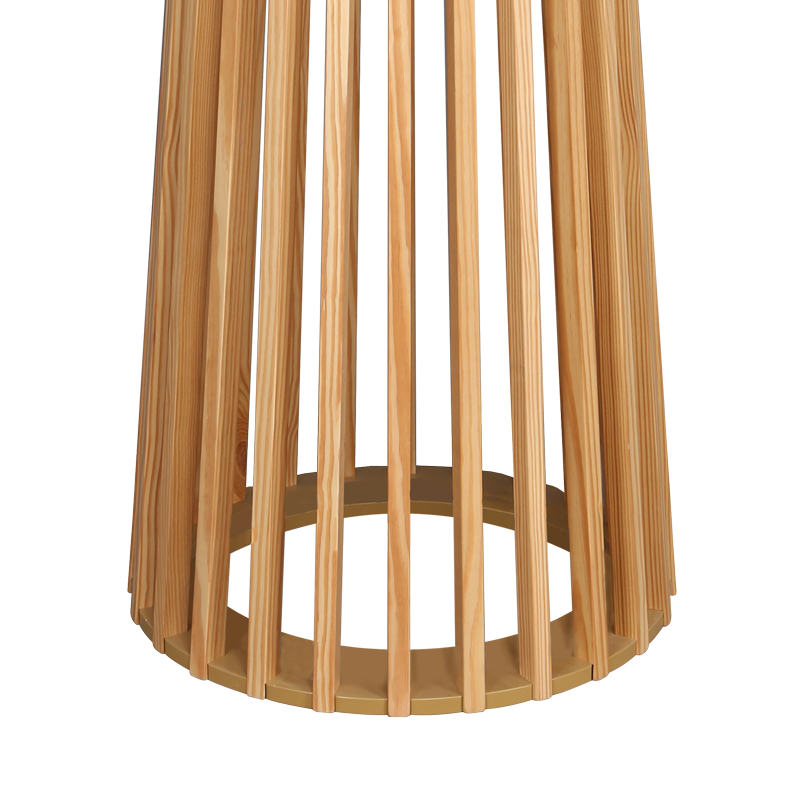 Tavolinë bari Domonic pakoworld MDF natyrale D60x105cm