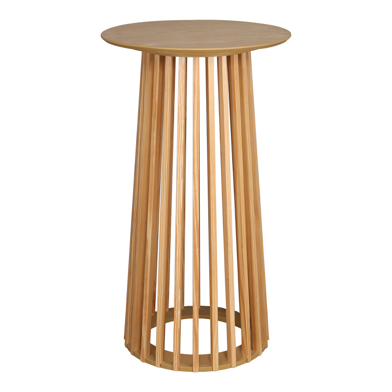 Tavolinë bari Domonic pakoworld MDF natyrale D60x105cm