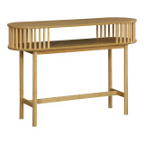 Konsolë Nodial pakoworld MDF/Bambu në ngjyrë natyrale 120x39x85cm