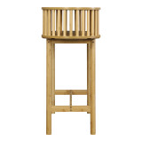 Konsolë Nodial pakoworld MDF/Bambu në ngjyrë natyrale 120x39x85cm
