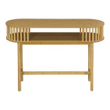 Konsolë Nodial pakoworld MDF/Bambu në ngjyrë natyrale 120x39x85cm