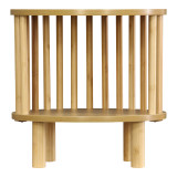 Komodinë Nodial pakoworld MDF/Bambu në ngjyrë natyrale D40x40cm