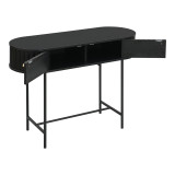 Konsolë Zakro pakoworld MDF-metal në nuancë të zezë 100x35x75cm