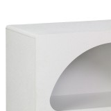 Bibliotekë Emersi pakoworld mdf në ngjyrë të bardhë 70x35x100cm
