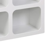 Bufe Emersi pakoworld me rafte mdf në ngjyrë të bardhë 120x35x76cm