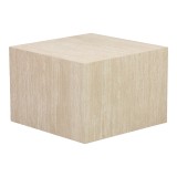 Set tavolinash kafeje 2 copë Coffina pakoworld mdf me pamje travertini