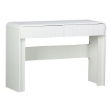Tavolinë konsolë Zaplen pakoworld mdf në ngjyrë të bardhë 110x38x75cm