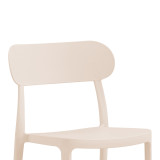 Karrige Amvroan pakoworld me mbrojtje UV pp kapuçino 51x49x79.5cm