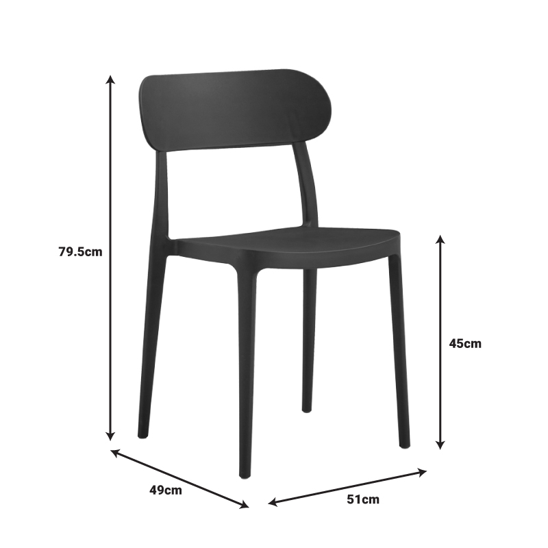 Karrige Amvroan pakoworld me mbrojtje UV pp antracit 51x49x79.5cm
