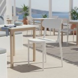 Karrige Amvroan pakoworld me mbrojtje UV pp e bardhë 51x49x79.5cm
