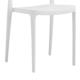 Karrige Amvroan pakoworld me mbrojtje UV pp e bardhë 51x49x79.5cm