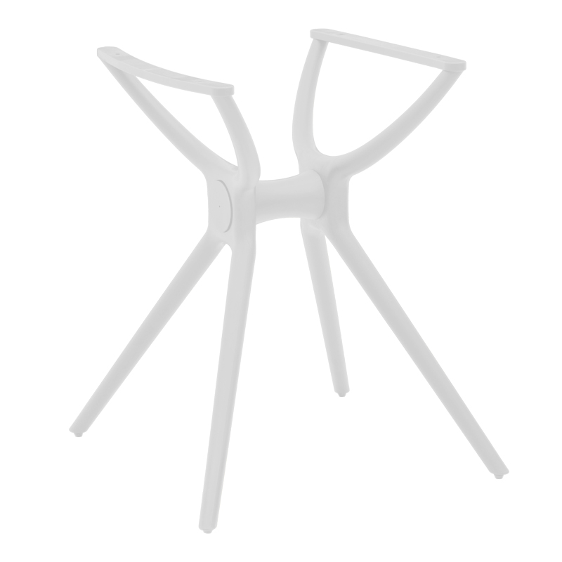 Tavolinë bash Herno pakoworld pp e bardhë 60x61x73cm