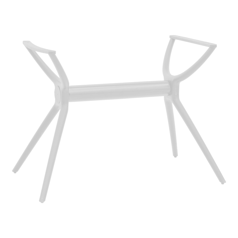 Tavolinë bash Herno pakoworld pp e bardhë 106x61x73cm
