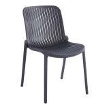 Karrige e palosshme Teragi pakoworld pp me mbrojtje UV antracit 58x43.5x82cm