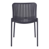 Karrige e palosshme Teragi pakoworld pp me mbrojtje UV antracit 58x43.5x82cm
