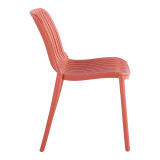 Karrige e palosshme Teragi pakoworld pp me mbrojtje UV terrakote 58x43.5x82cm