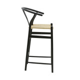 Stol bari Wishbone pakoworld dru ahu i zi-litar natyral 53x54x107cm