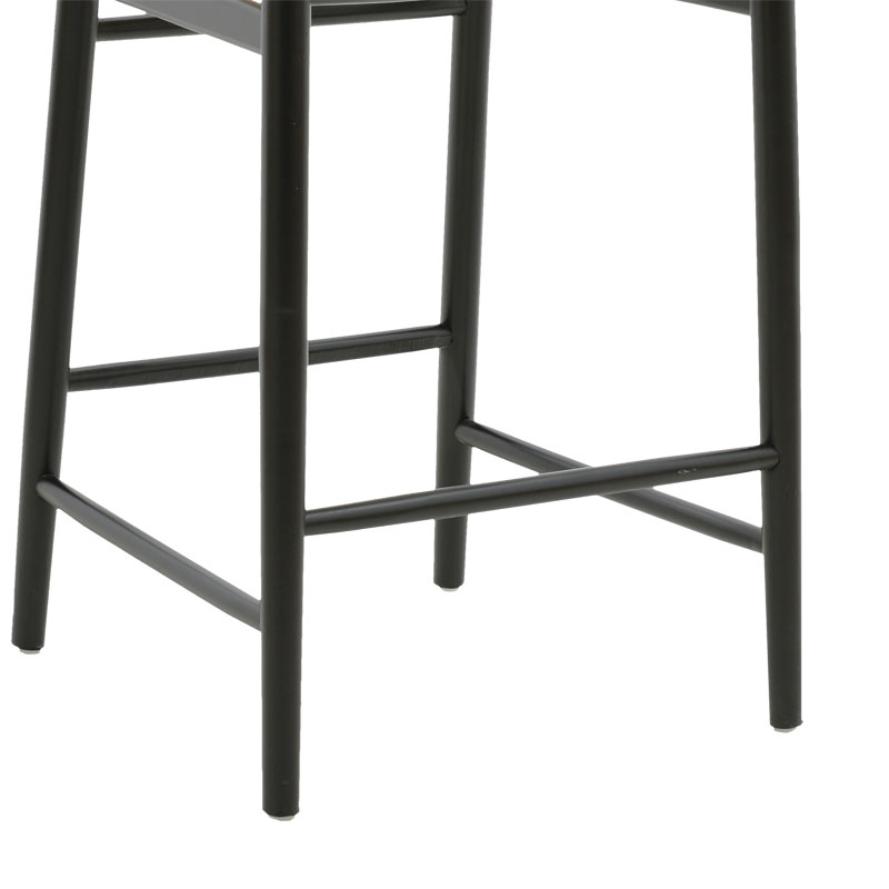 Stol bari Wishbone pakoworld dru ahu i zi-litar natyral 53x54x107cm