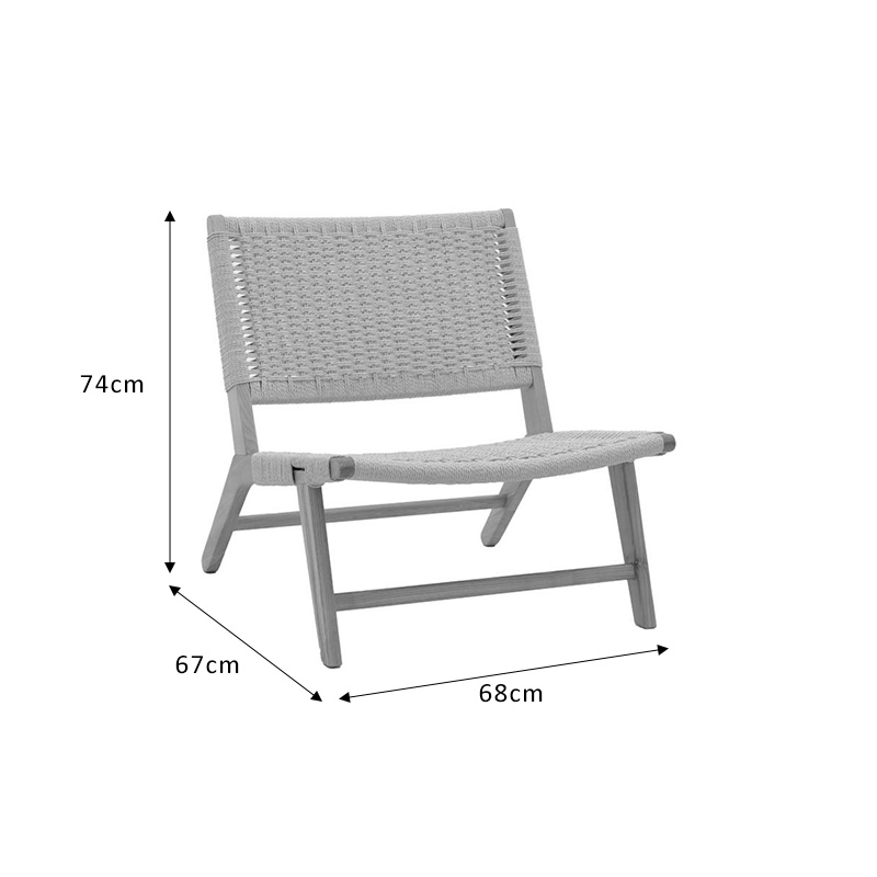 Kolltuk Filippo pakoworld dru ahu natyral-litar natyral 68x72x74cm