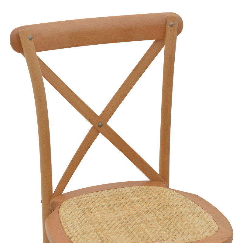 Karrige Dylon pakoworld e palosshme dru ahu arrë-ndenjëse me rreth natyral 48x52x89cm