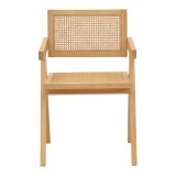 Fotel Winslow pakoworld dru gome natyral 52x59x79cm