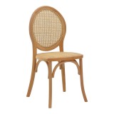 Karrige e palosshme Camil pakoworld dru ahu natyral-rattan natyral 45x50x94cm