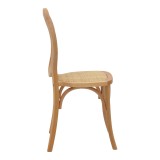 Karrige e palosshme Camil pakoworld dru ahu natyral-rattan natyral 45x50x94cm