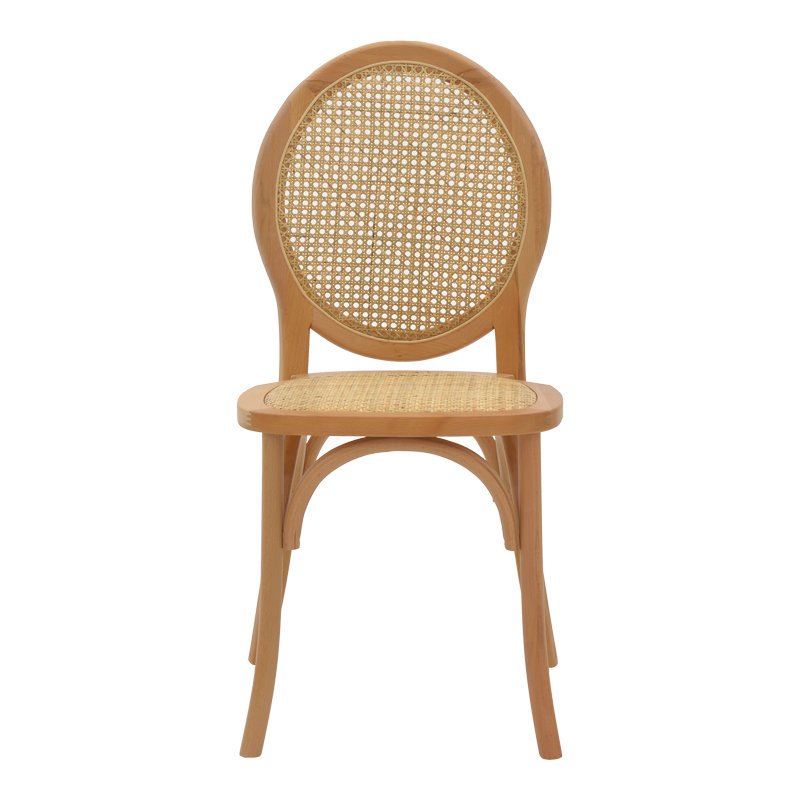Karrige e palosshme Camil pakoworld dru ahu natyral-rattan natyral 45x50x94cm