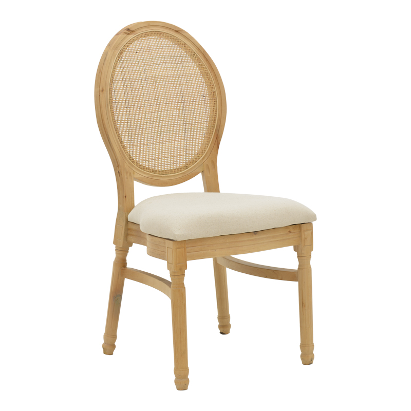 Karrige Canco pakoworld dru gome natyrale-rattan natyral 50x53x98cm