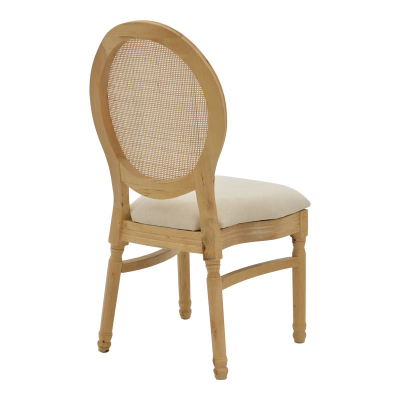 Karrige Canco pakoworld dru gome natyrale-rattan natyral 50x53x98cm