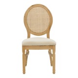 Karrige Canco pakoworld dru gome natyrale-rattan natyral 50x53x98cm