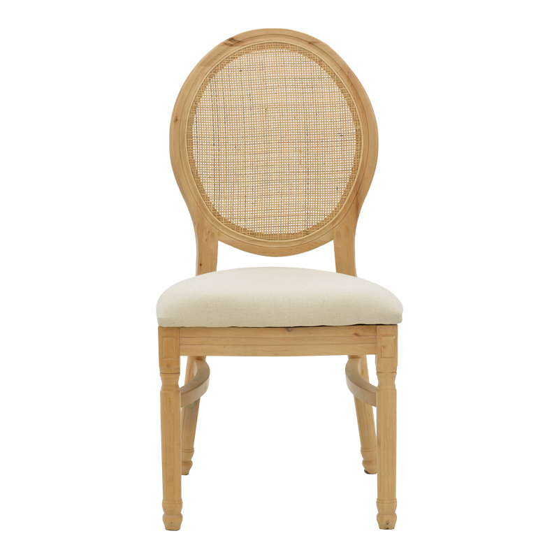 Karrige Canco pakoworld dru gome natyrale-rattan natyral 50x53x98cm
