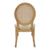 Karrige Canco pakoworld dru gome natyrale-rattan natyral 50x53x98cm